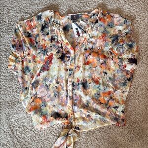 i jeans by Buffalo Multicolor Floral Blouse